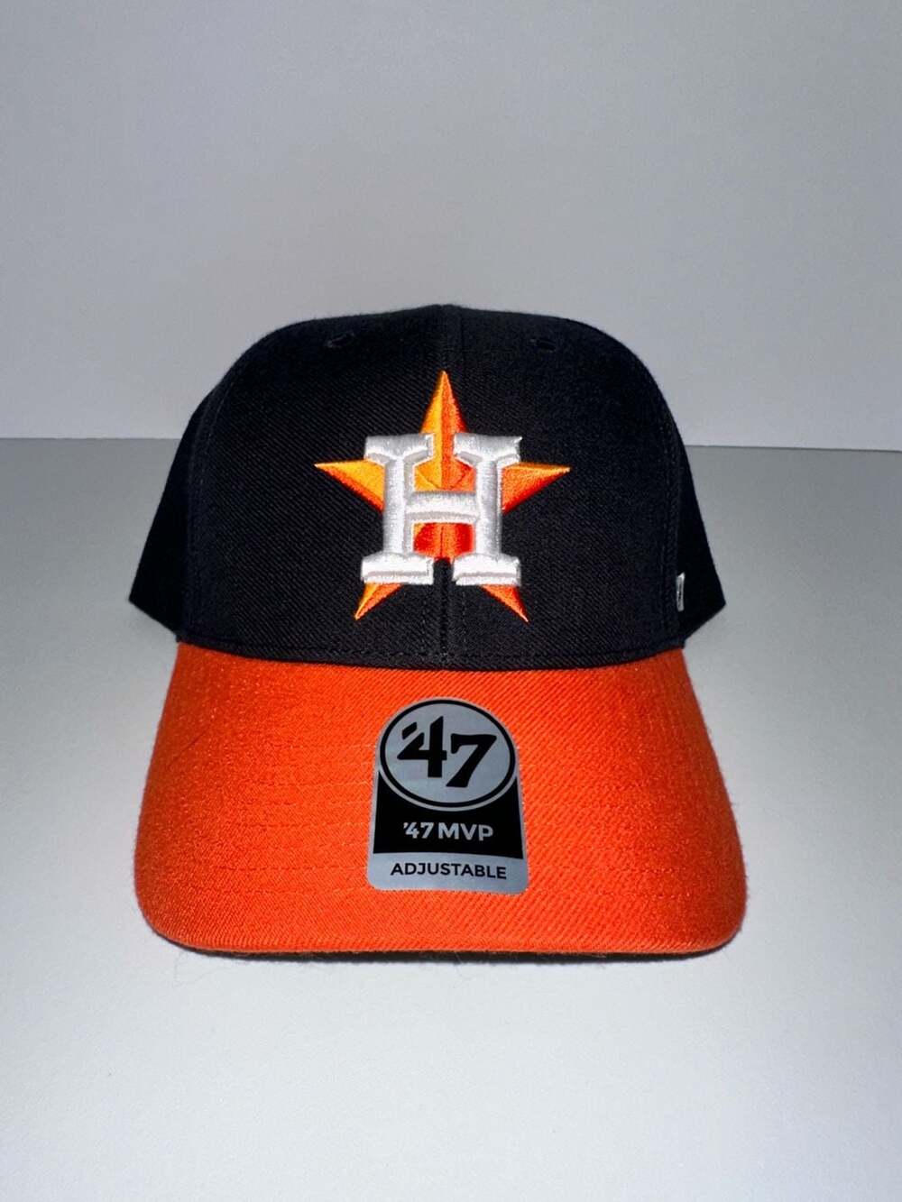 '47 Houston Astros MLB mvp Adjustable Hat Navy Orange Cap